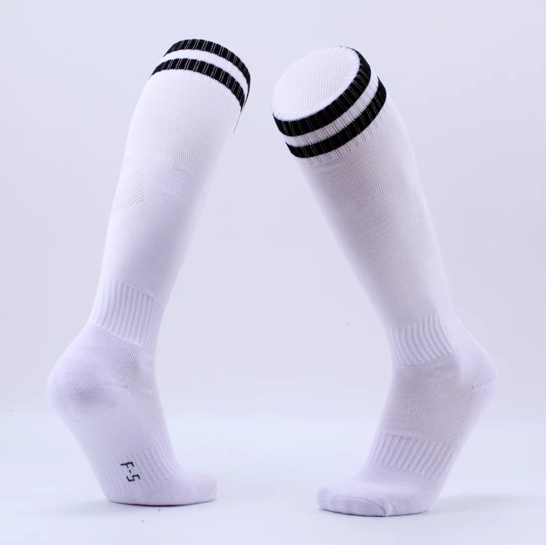 2021 Non-slip Football Socks for Outdoor Sports and Gym Thick Compression Stockings