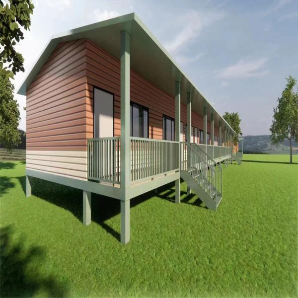 Buy cheap Durable Light Steel Villa Prefabricated Steel Frame Construction Homes from wholesalers