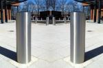 Anti Car Rolling Stainless Steel Bollards For Traffic Police Enforcement / Road