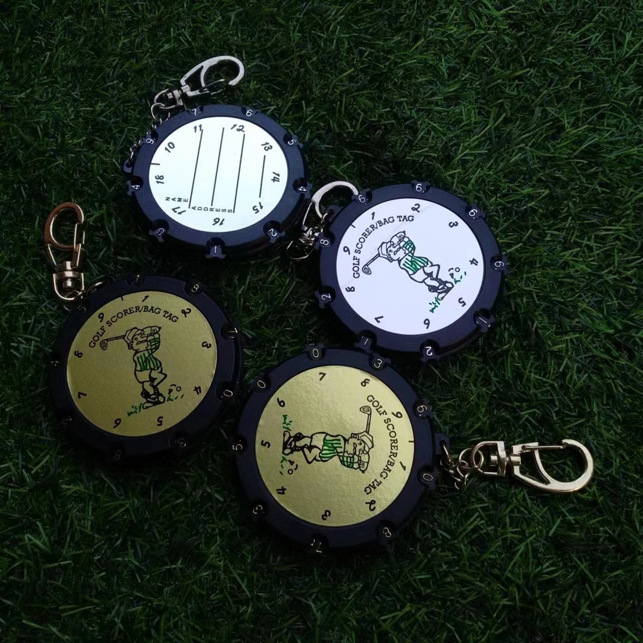 golf scorers , golf scorer , plastic golf scorer with round