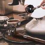 Natural Walnut Wood Espresso Coffee Grinder Cleaning Brush For Barista