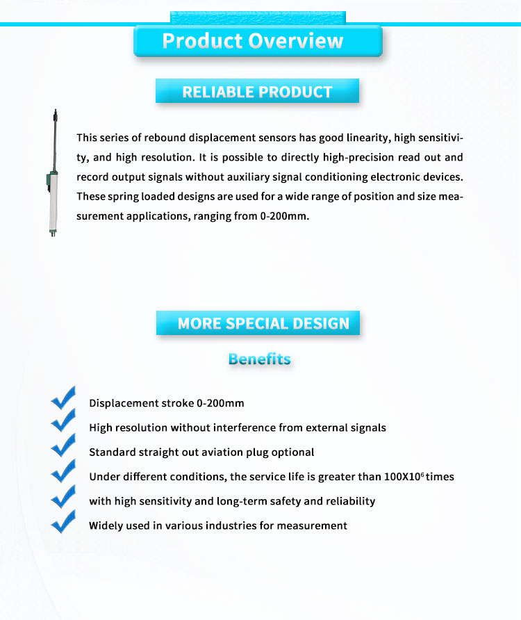 UBRE-1Y Deformation Measurement Sensor For Industrial Grade In Aviation Automobile