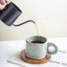 Buy cheap Porcelain Coffee Cup Reusable Eco-Friendly Stoneware Cup Of Coffee For Business Gifts from wholesalers