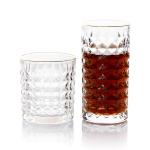 350ml Hobnail Bulk Stemless Wine Glasses Mugs For Juice Beer Drinking