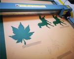 Flexible Inkjet Cutting Plotter 1500*1000mm Cutting Scope for Label Printer HP45
