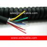 Buy cheap UL20280 (24AWG) 8 Conductors Oil Resistant TPU Spiral Cable Black Jacket with Colorful PP Insulated Wire from wholesalers