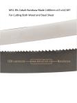 M51 8% Cobalt Band Saw Blade 1400mm x13 x14/18T For Cutting Both Wood and Steel