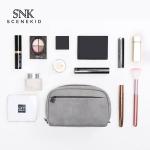 Fashion Eco Friendly Pure Color Blank PU Makeup Bag