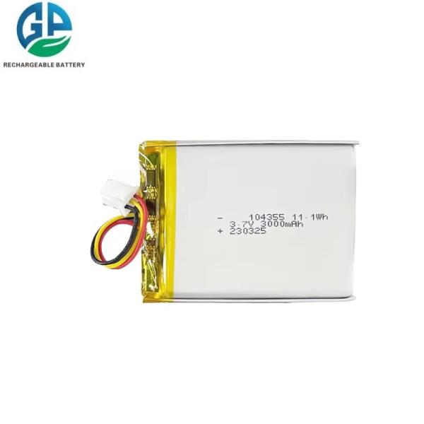 Buy cheap Rechargeable Lipo Battery KC CB IEC62133 Approved Professional Factory 3000mah 3.7v Best Selling 104355 For Drone from wholesalers