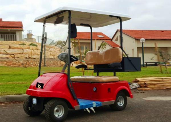 Energy saving 2 Seater Golf Cart , Electric Security Patrol Vehicles For