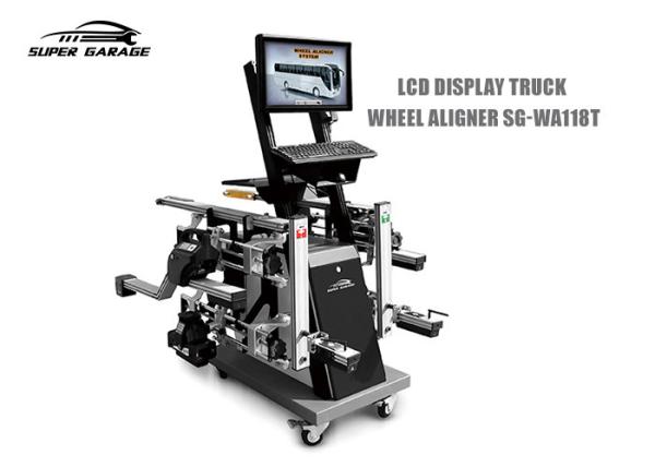 Buy cheap LCD Display Truck Wheel Alignment Equipment / 6 Sensors CCD Car Wheel Aligner from wholesalers