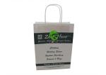 Kraft Paper Handle Shopping Bags For Shopping / Gift Eco Friendly OEM Accepted
