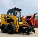 USA Customers Mini Skid Steer Loader with Pneumatic Tires and Rexroth Hyraulic