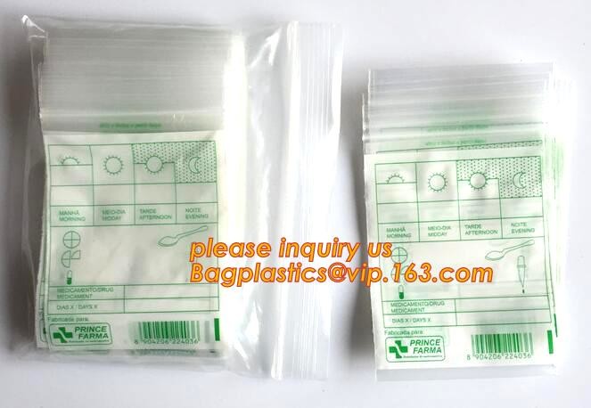 Zip lock type medical biohazard waste disposal supplies LDPE plastic medical autoclave bags, Medical packing k sea