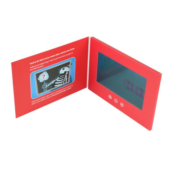 Buy cheap Glossy Cover 7 Inch Digital Video Greeting Card from wholesalers