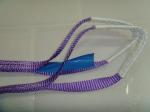 Large Capacity Polyester Flat Webbing Sling 1 Ton Environmental Friendly