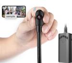 Snake Camera Gooseneck Tube Mini WiFi Remote Webcam Flexible Holder Home