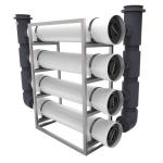 Fiberglass Membrane Cartridge Filter Housing Water Reverse Osmosis Prefiltration