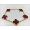 Buy cheap Customized Vintage 18k Rose Gold Bracelet Van Cleef Arpels With Red Carnelian from wholesalers