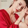 Buy cheap 3gram 15.7in Sterling Silver Heart Pendant Necklace Trendy Deer Antler Heart Necklace from wholesalers