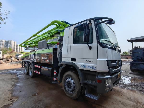 Buy cheap 2015 Zoomlion 38m Concrete Pump Mobile Pump Mercedes-Benz Chassis Used Heavy Equipments from wholesalers