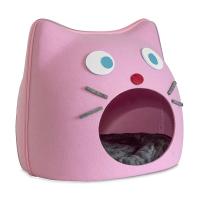 Buy cheap Cat Shape Pet Den Bed Hand Wash Easy Assembly Removable Cover Customized Size product