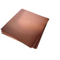 Buy cheap Recycled Brushed Copper Sheet TU2 C10100 C1011 Cu-OF 0.2-120mm Copper Coated product