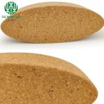 High Density Non-Slip Eco Friendly Oval Natural Color Yoga Blocks