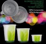 7oz eco-friendly biodegradable cornstarch cpla cups,CPLA Paper Cup Lid