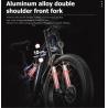 Buy cheap 500W Full Suspension Fat Tire Electric Bike With 48V 17.5AH Integrated Battery from wholesalers