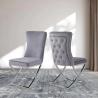 Buy cheap Modern Design Velvet Upholstered Dining Room Furniture Chair from wholesalers