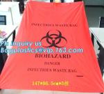 medical waste disposal plastic bag Biohazard garbage bags, Colored medical