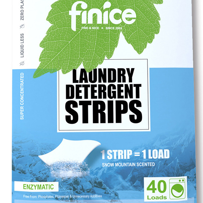 Popular Clean Water Laundry Bubble Paper Highly Active Powerful Decontamination Laundry Tablets