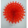 Buy cheap Factory direct fan flower fan holiday party decoration paper craft paper fan flower hollow fan flower；red，yellow，green from wholesalers