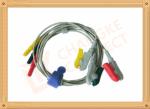 Buy cheap 0.6m ECG Patient Cable Lead Wires Copper Conductor Material , Din Style from wholesalers