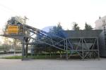 High Stability YHZS100 Mobile Concrete Batching Plant 100m3 / H Capacity 74kw