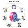 Buy cheap 3D Printing filament Diameter 1.75mm Silk Tri- Color Red Yellow Blue PLA Filament from wholesalers