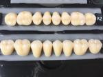 Clear Dental Acrylic Resin Kit Teeth Synthetic 2 Layers Dent Resin Teeth