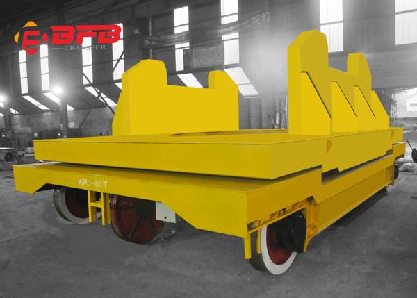 Buy cheap 12T Railway Motorized Transfer Trolley Flat Cargo Carriage from wholesalers