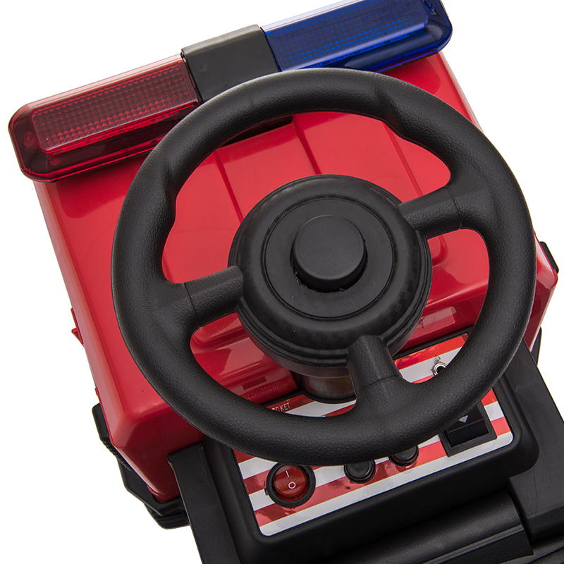20W*1 Motor Battery Powered Electric Fire Truck for Children to Ride and Play With Friends