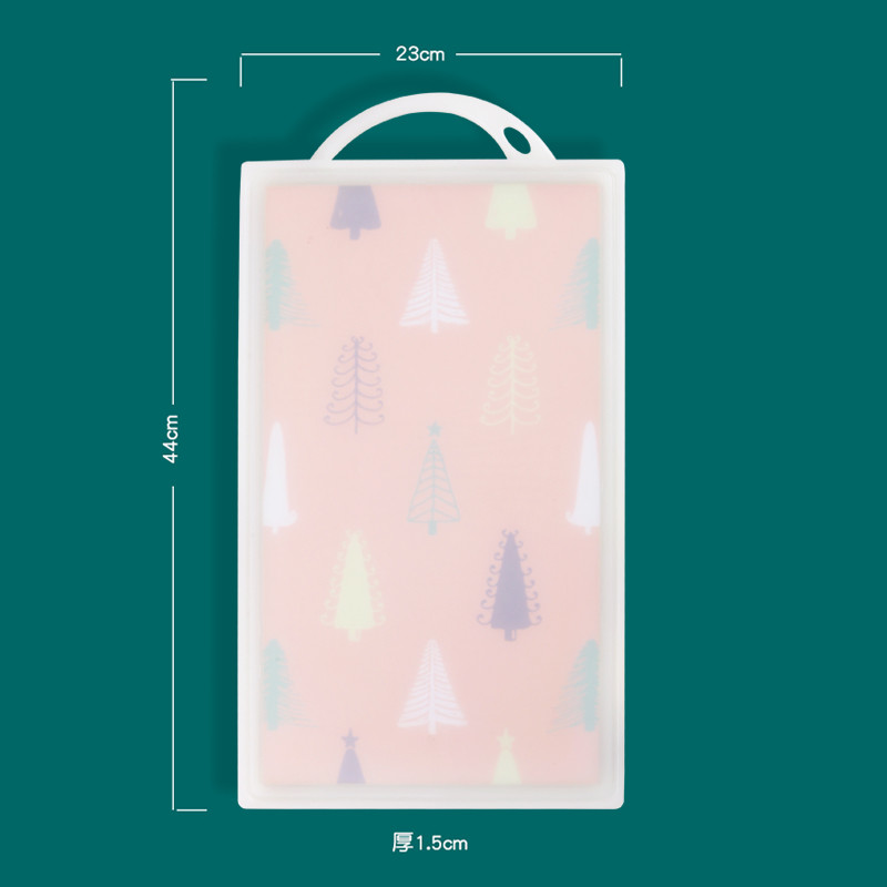 Korean Style Meat Double Sided Non Slip Plastic Chopping Board