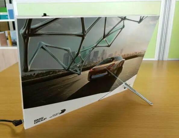 Battery operated shelf video screen / 7 inch electronic digital video shelf talker