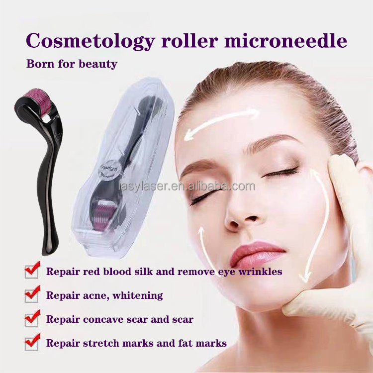 540 600 Microneedling Roller Titanium Derma Roller For Acne Scars