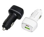 12V 24V Type C USB A Car Charger 38W PD Fast Charging Metal Car Charger