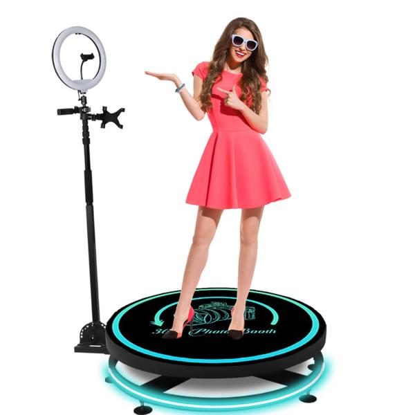 Buy cheap 80 100 115 cm Party Slow Rotating Spinning Camera 360 Degree Photo booth Photobooth Automatic Video 360 spinner Booth from wholesalers