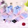 Buy cheap CMYK Travel Organizer Pink Paper Jewelry Box With Lid Custom Logo from wholesalers