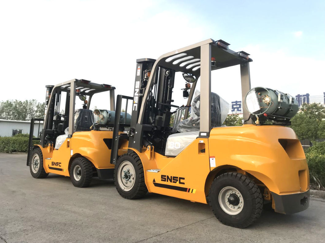 China Snsc 2ton 2.5ton 3ton 3.5ton Gas Forklift FL35 with Japan Nissan Engine