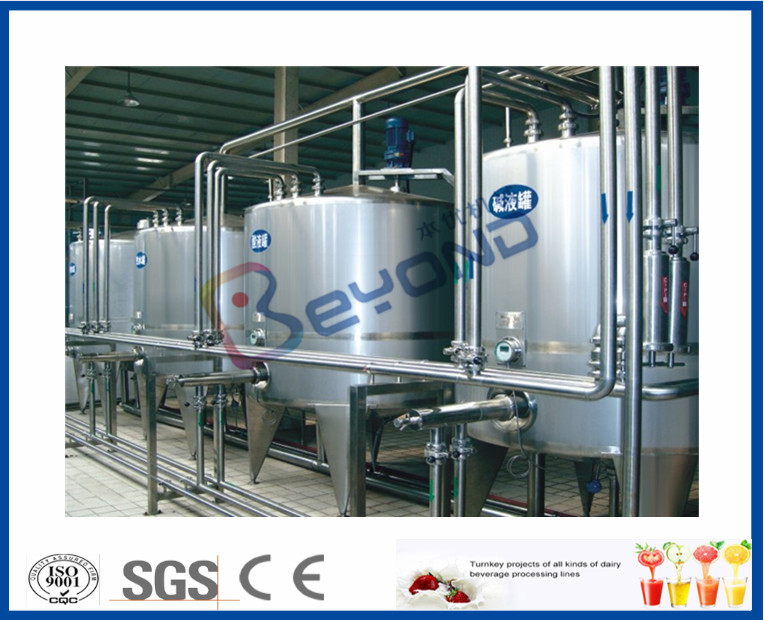 Semi Automatic Split Clean In Place System 5000L Per Hour For Equipment Washing