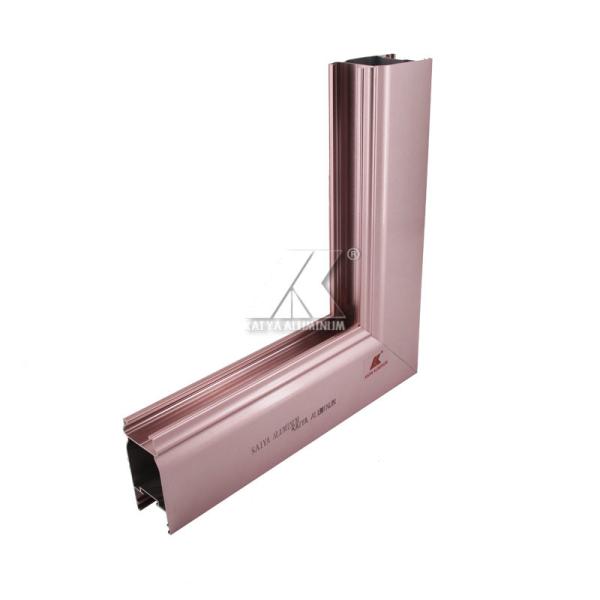 Buy cheap AA15 Rose Gold Anodized Aluminium Profile For Sliding Doors from wholesalers