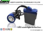 Bulletproof Lens Led Miners Cap Lamp 6.6 Ah Li - Ion Battery 1000lux Waterproof